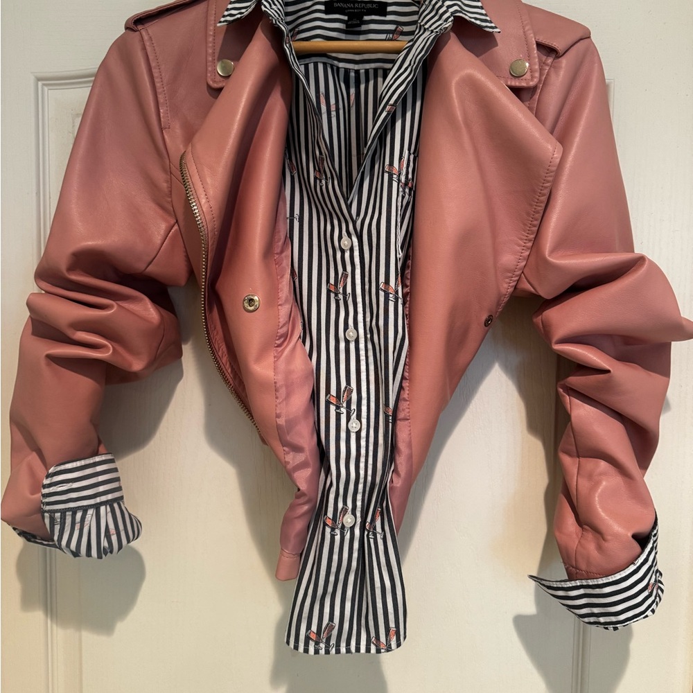 Banana Republic Champagne Flutes Blouse